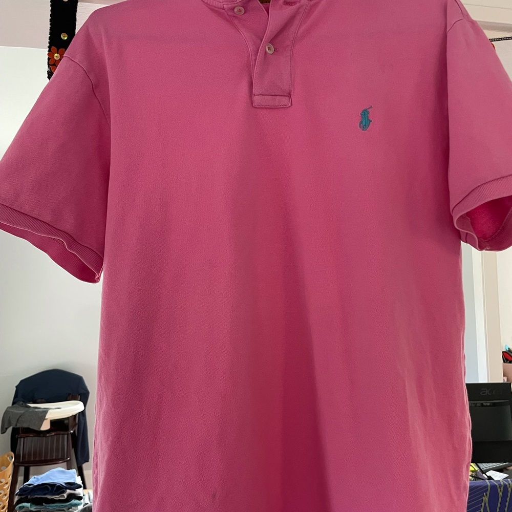 Large polo good condition pink.